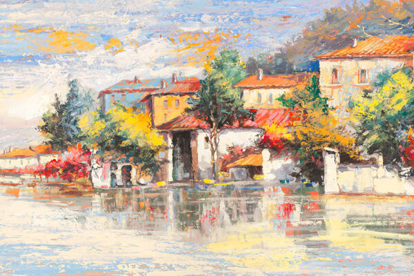 Paese sul lago
